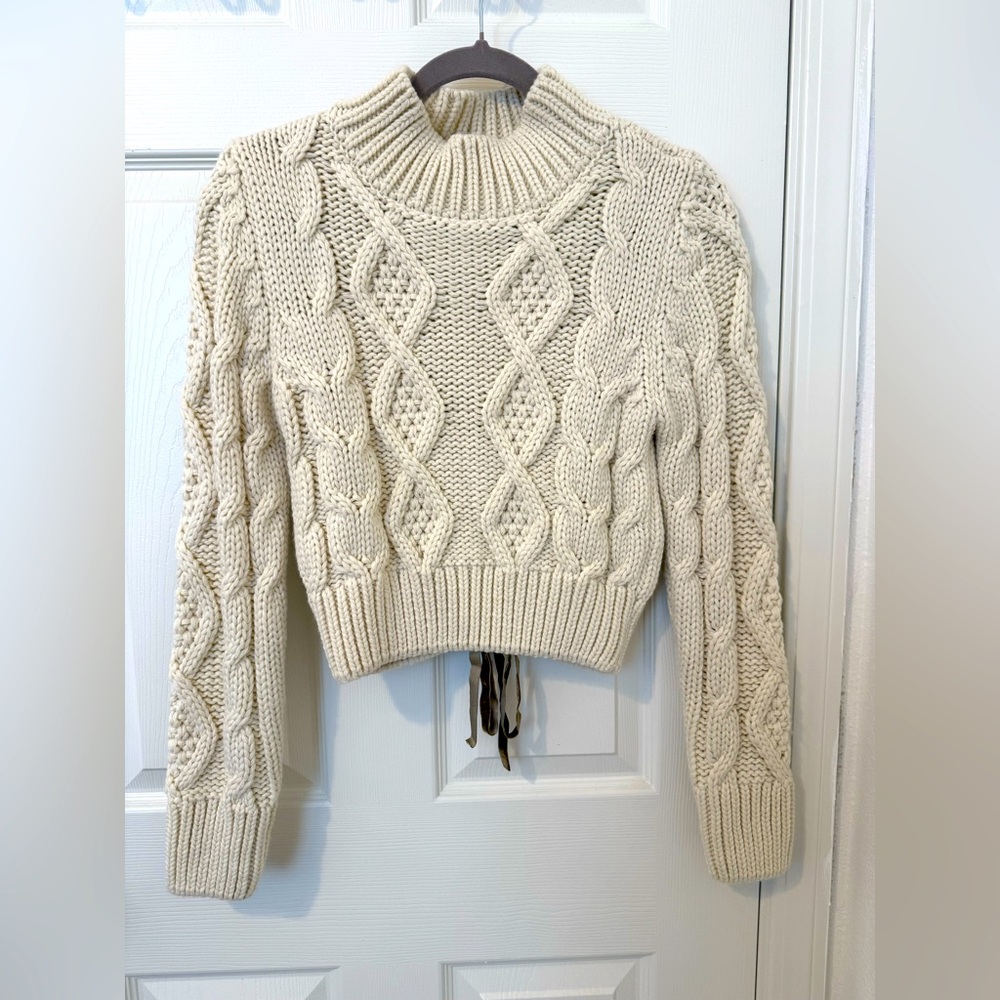 Zara cropped sweater
